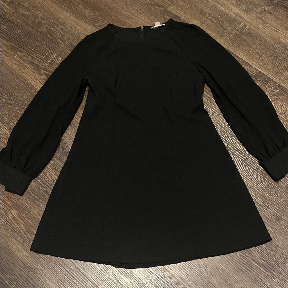 Calvin Klein Black Long Sleeve Dress